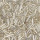 Miyuki Bugle 6mm Beads Silver lined crystal BGL2-1